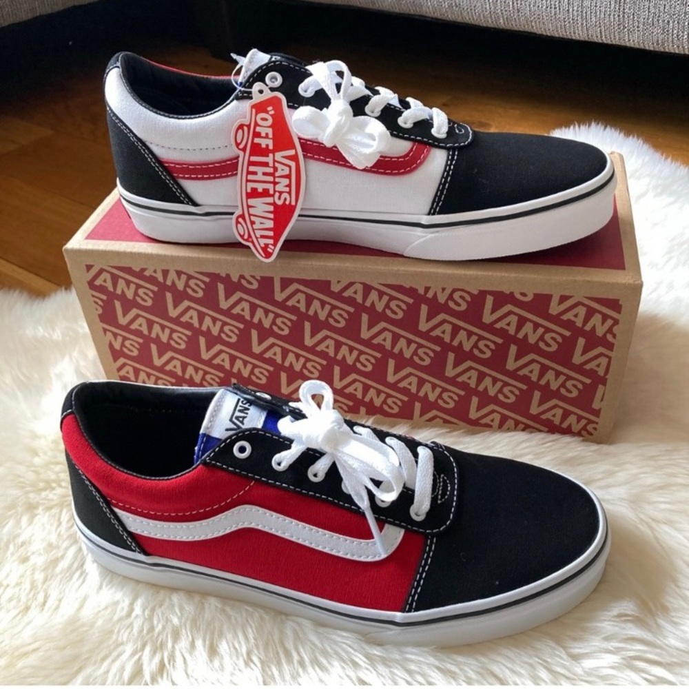 NWT VANS WARD SNEAKER KIDS SIZE 7